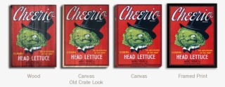 Cheerio Head Lettuce - Buy Enlarge 0-587-24635-9p20x30 Cheerio Brand California #6398820