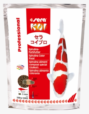 07033 Int Sera Koi Professional Spirulina Farbfutter - Koi Professional Spirulina Colour Fish Food Size: 2200 #640039