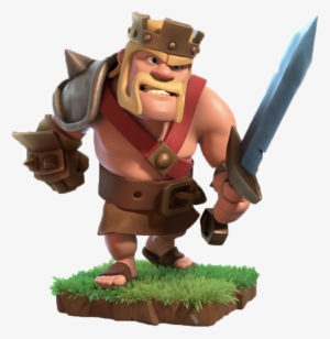 Barbare Clash Of Clans Png - Clash Of Clans Barbarian King #640133