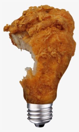 Processed Chicken Renewable Energy Bulb - Chicken Leg Bite #640441