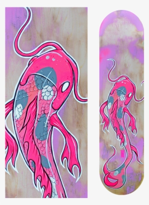 Pink Koi Fish Board - Koi #640560