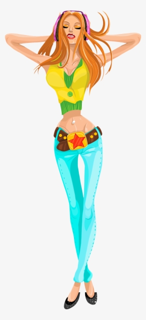 Sexy Girl Vector Png Transparent Image - Girl Sexy Transparent Png #641230