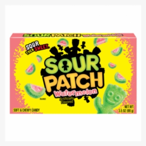 Sour Patch Watermelon Theatre Box 99g - Sour Patch Sour Patch Candy Watermelon Sour Then Sweet #641484