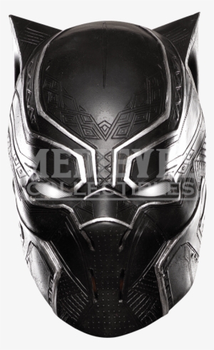 Adult Civil War Black Panther Full Mask - Black Panther Latex Mask #641660