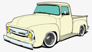Vector Download Bronco Drawing Ford - Draw A Ford F100 #641747