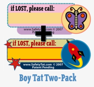 The Idea For Safetytat Temporary Child Id Tattoos Was - Crianças #641784