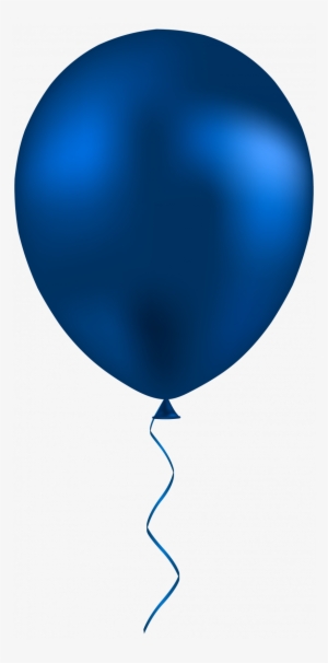 Dark Blue Balloon Png #641941