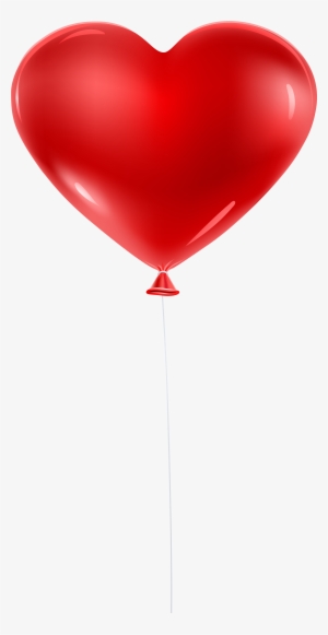 Red Balloon Heart Transparent Clip Artu200b Gallery - Balloon Birthday #642348
