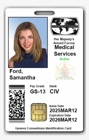 Id Samantha Ford - Air Force Usaf Id Card - Free Transparent PNG ...