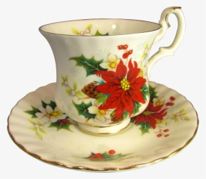 57 Christmas Tea Cups, Friendship Tea - Christmas Cup And Saucer #642650