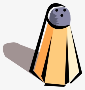 Vector Illustration Of Salt Shaker Condiment Dispenser #643446