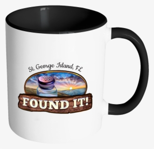 George Island Fl Coffee Mug, "found It" Salt Shaker - Birthday Cup For Wife #643471