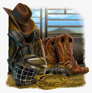 Western Fabric, Cowboy Fabric, Rodeo Equipment - Cowboy #644493