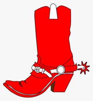 Cowboy Boot Png Transparent Image - Red Cowboy Boots Clipart #644496