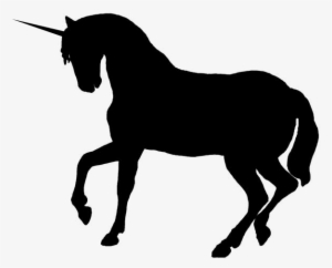 Unicorn With Wings Silhouette #644788