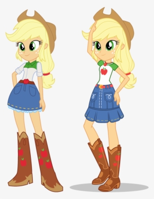Watercolor Girls Png Clipart Source - My Little Pony Equestria Girls Applejack #644815