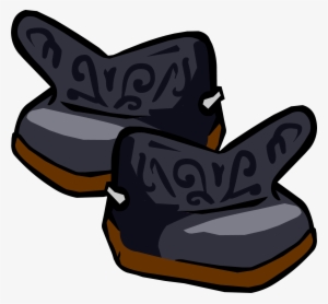 Black Cowboy Boots Icon - Club Penguin Cowboy Boots #645411