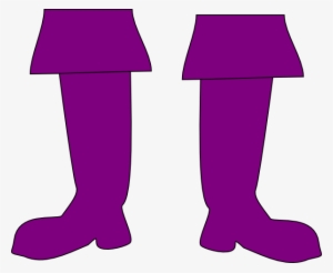 Boots Clipart Purple Shoe - Clip Art Purple Boots #645957