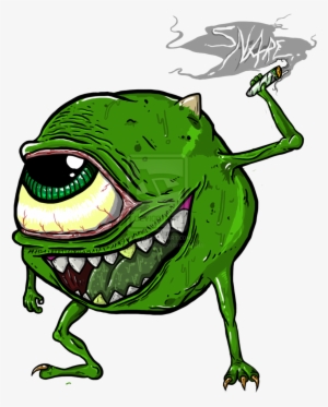Weed Transparent Background Download - Mike Wazowski Weed #646030