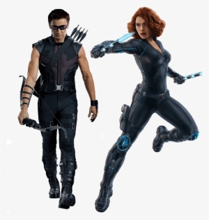 Black Widow Hawkeye Png - Black Widow Age Of Ultron #646289