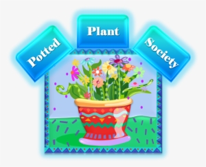 Potted Plant Society Logo - Plants #646291