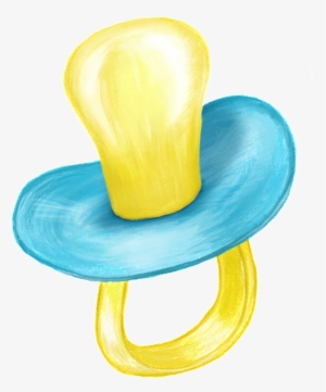 Hand Painted Realistic Baby Pacifier Transparent - Pacifier #646530