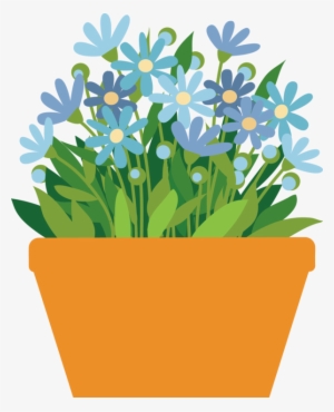 Daisy Clipart Potted Flower - Flower Pot Clipart Png #647141