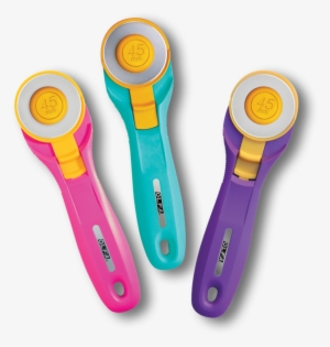 The Iconic Olfa® 45mm Rotary Cutter Is Now In Pink, - Rotary Cutter And Mat #647283