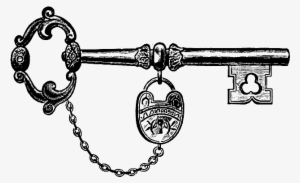 Vintage Key Png Clip Art Free Download - Antique Key Clip Art #647381