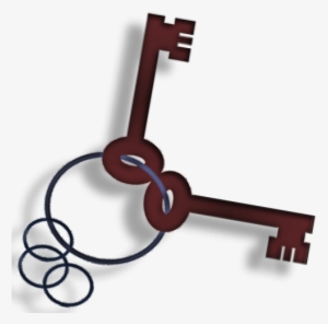 Icon Of Two Keys On A Keyring - Two Keys Png #647525