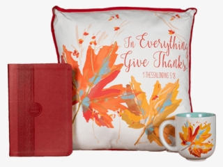 Thanksgiving Offer Give Thanks Pillow & Mug-$40 Or - Thanksgiving #647800