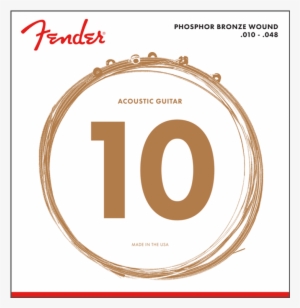 Fender 60xl Phosphor Bronze Acoustic Guitar Strings #648553