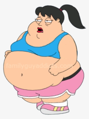 Fat People Png Svg Free Library - Family Guy Fat Woman #648841