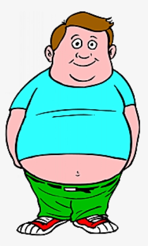 Fat Cartoon Man - Fat And Skinny Person - Free Transparent PNG Download ...