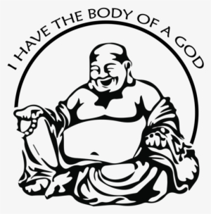 Clipart Black And White Buddha #649335