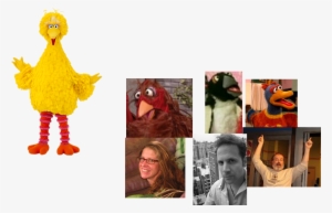 Muppet Wiki Behind The Scenes Photos Sesame Street - Big Bird And Tweety Bird #649600