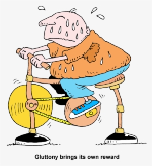 Svg Library Fat Man Clipart - Fat Man On Exercise Bike #649903