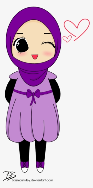 Female Muslim Chibi By ~basmasmiley On Deviantart Chibi - Funny Shayari In Hindi On Friends #649978