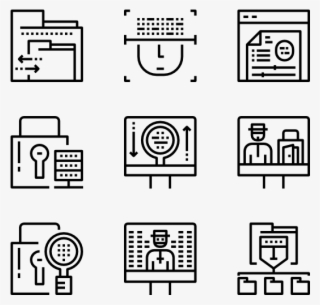 Anti Virus And Security Set - Real Estate Icon Png #6401059