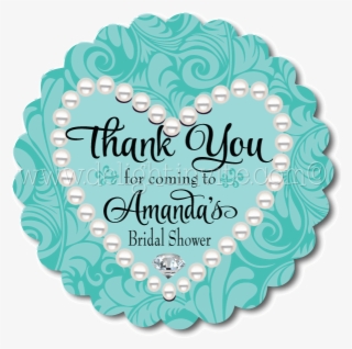 Diamonds And Pearls Bridal Shower Favor Tags - Bridal Shower #6401163