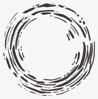 Technology And Content Marketing - Black Swirl Circle Png #6401934