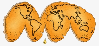 This - Map Projection Orange Peel #6402328