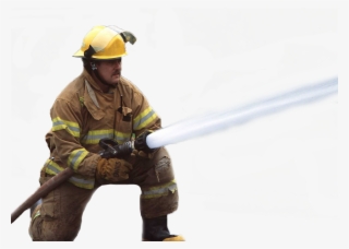Fire And Rescue Apparatus - Firefighter Holding A Hose #6403082