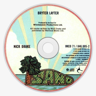 Nick Drake Bryter Layter Cd Disc Image - Feel Like Makin Love 45cat #6405186