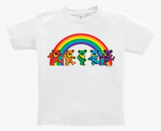 A White Toddler Tshirt, With Five Grateful Dead Bears #6407368