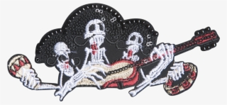 Mariachi Skull - Calaveras Mariachis Png #6408075