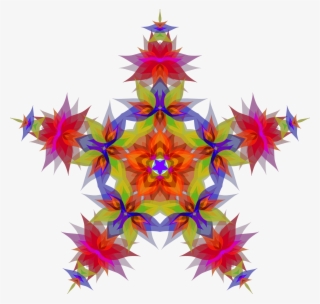 This Free Icons Png Design Of Abstract Flowers Star #6408146