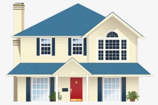Rumah - Big House Clipart Png #6408213