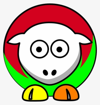 Sheep Gum Drop Colors Red Green Yellow White Orange - Free Transparent ...