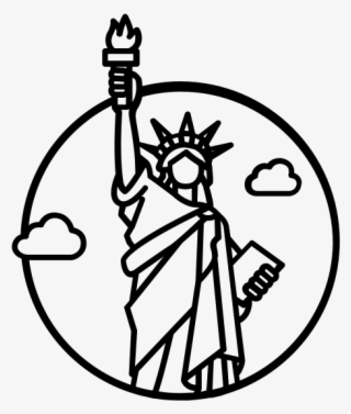 Vector Statue Of Liberty Logo #6410473